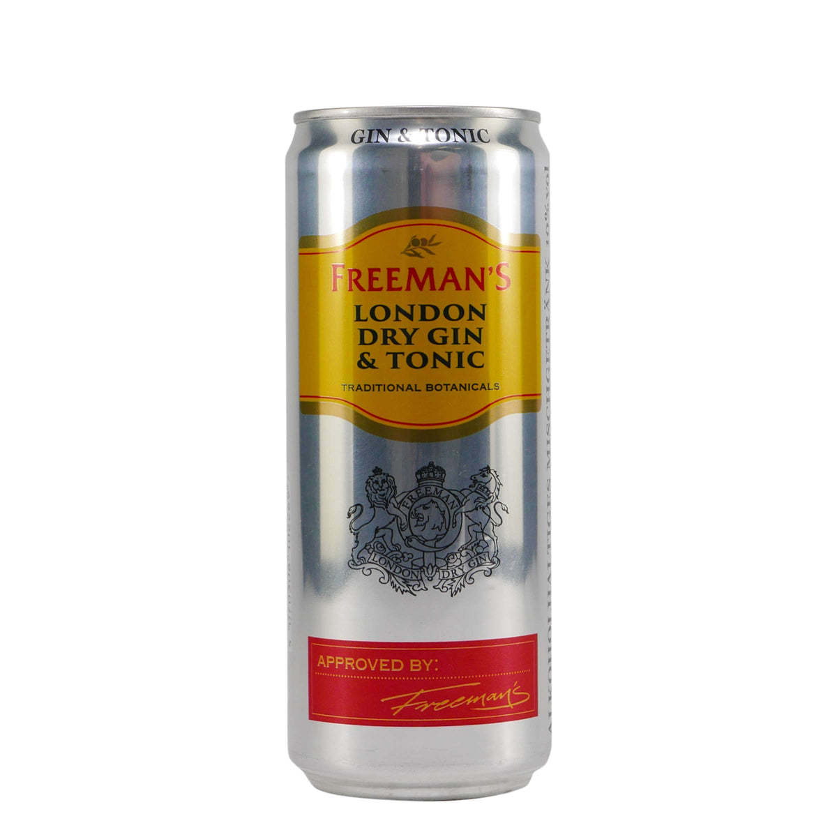Freeman´s London Dry Gin & Tonic (12 x 0,33L) EINWEG