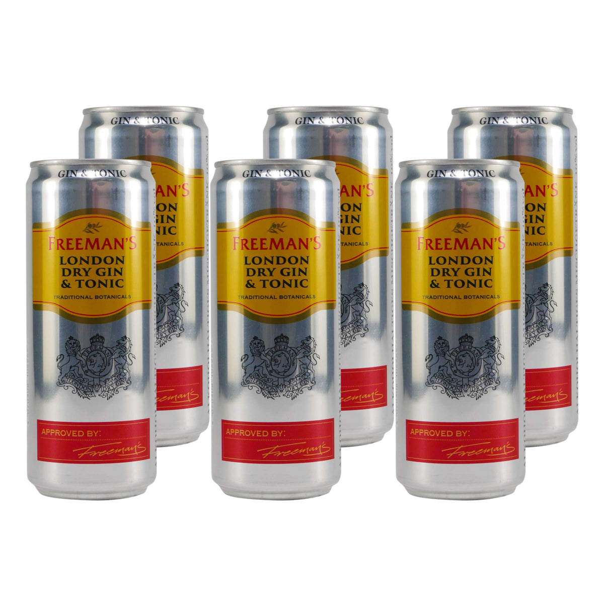Freeman´s London Dry Gin & Tonic (12 x 0,33L) EINWEG