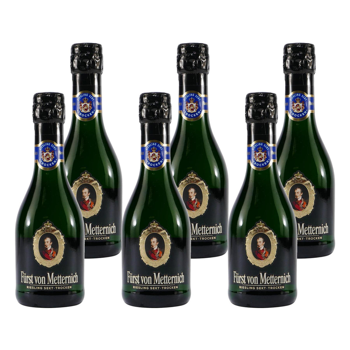 Fürst von Metternich Riesling Sekt -trocken- (12 x 0,2L)
