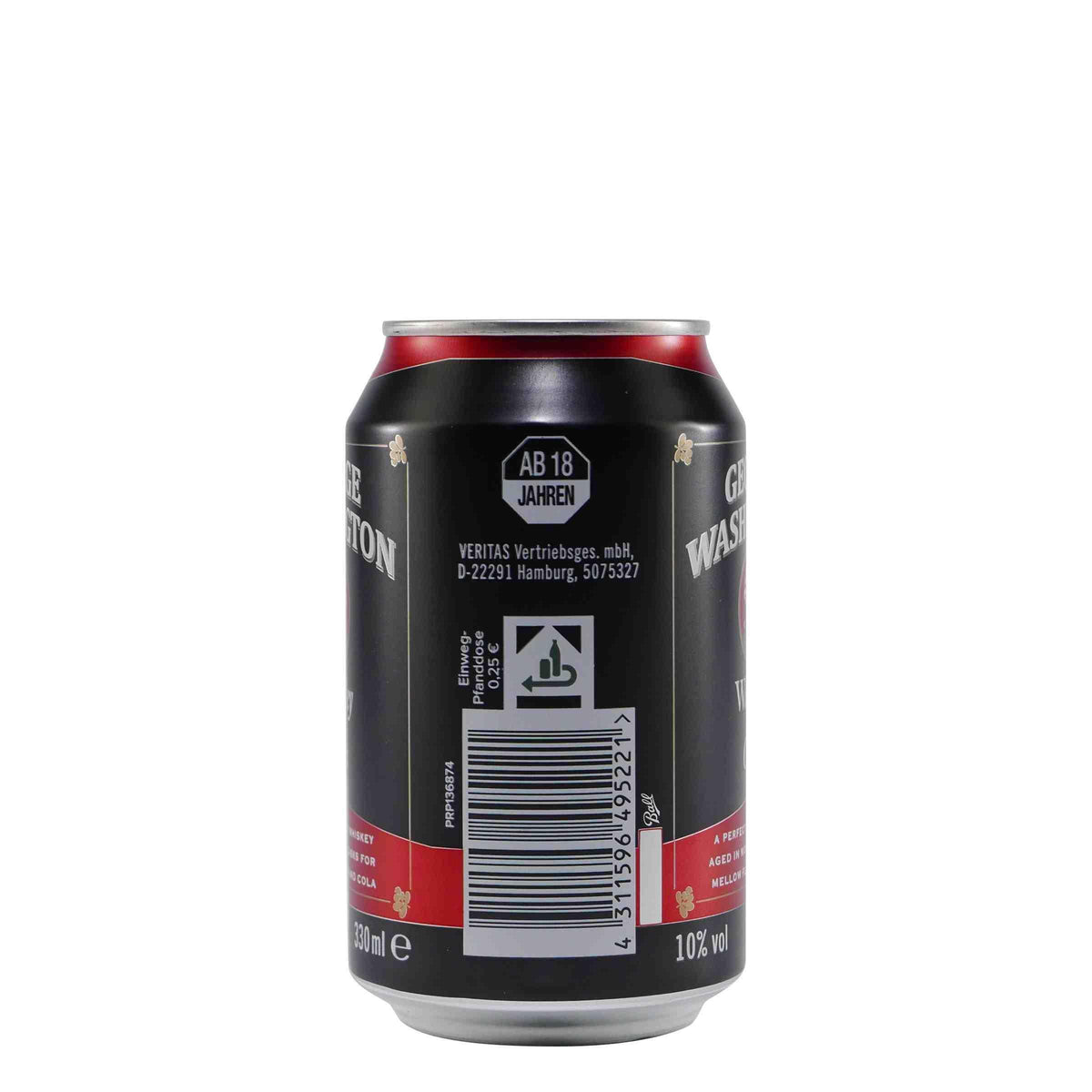 George Washington Whiskey & Cola (12 x 0,33L) EINWEG