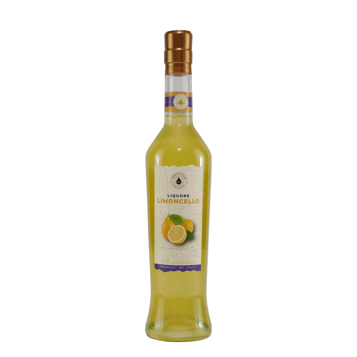 Golmar Limoncello Liquore mit Geschenk-Holzkiste