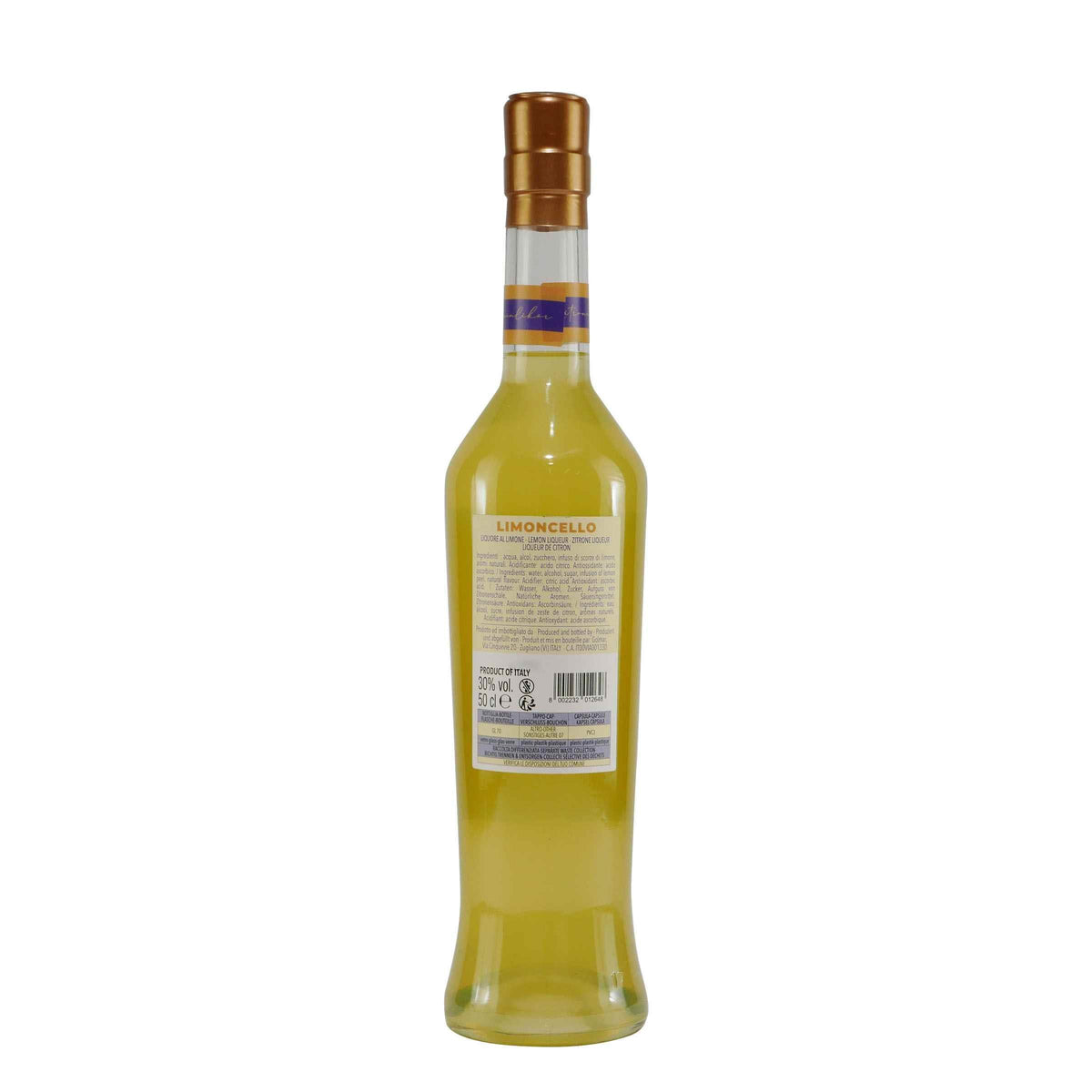 Golmar Limoncello Liquore mit Geschenk-Holzkiste