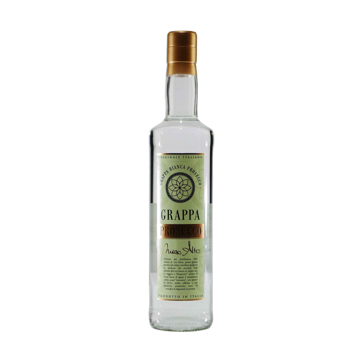 Maso Alto Grappa Prosecco mit Geschenk-Holzkiste