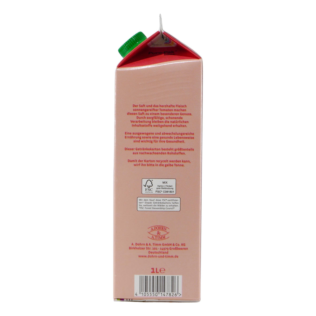 Grünfink Tomaten Saft (8 x 1,0L)
