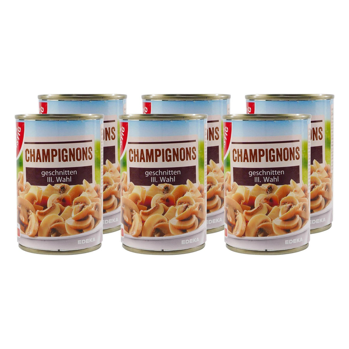 Gut & Günstig Champignons Geschnitten (24 x 290g)
