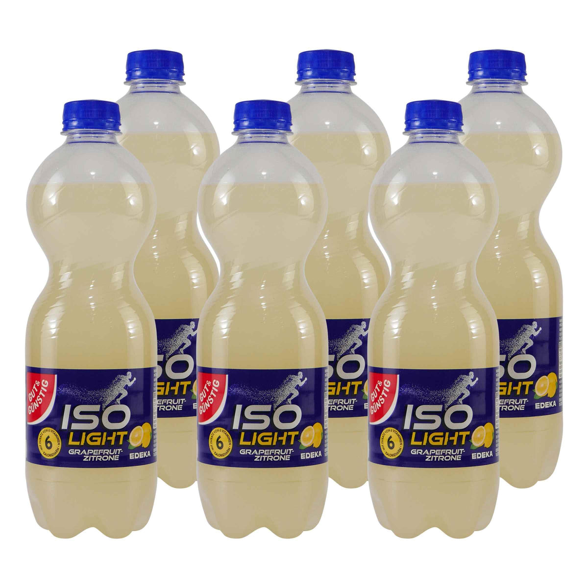 Gut & Günstig Iso Light Grapefruit-Zitrone (9 x 0,5L) EINWEG