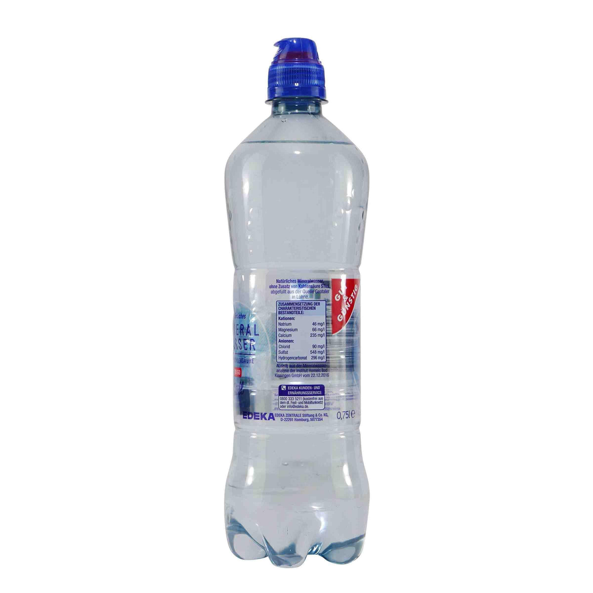 Gut & Günstig Mineralwasser "To Go" -Still- (6 x 0,75L) EINWEG