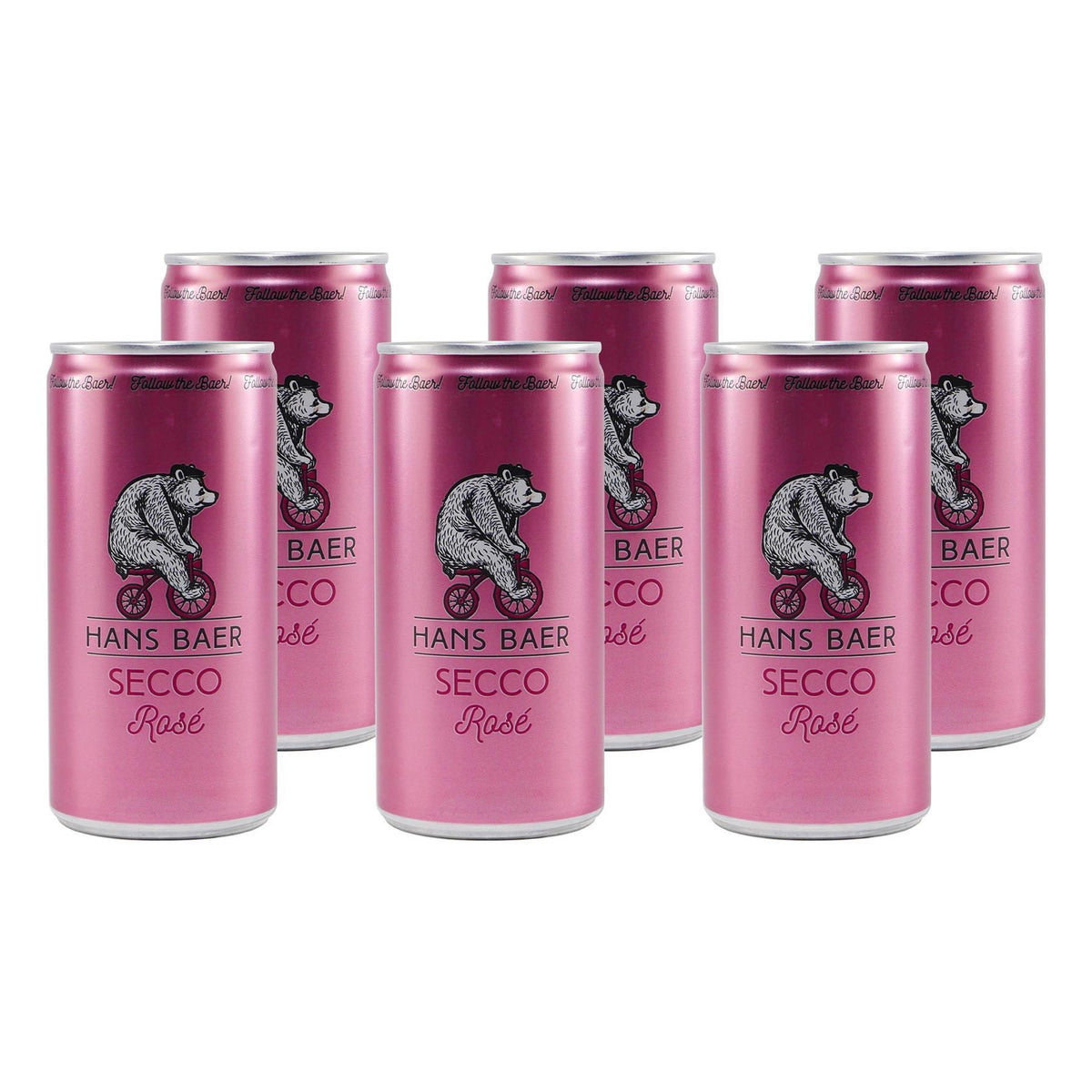 Hans Baer Secco Rosé -trocken- (12 x 0,2L) EINWEG