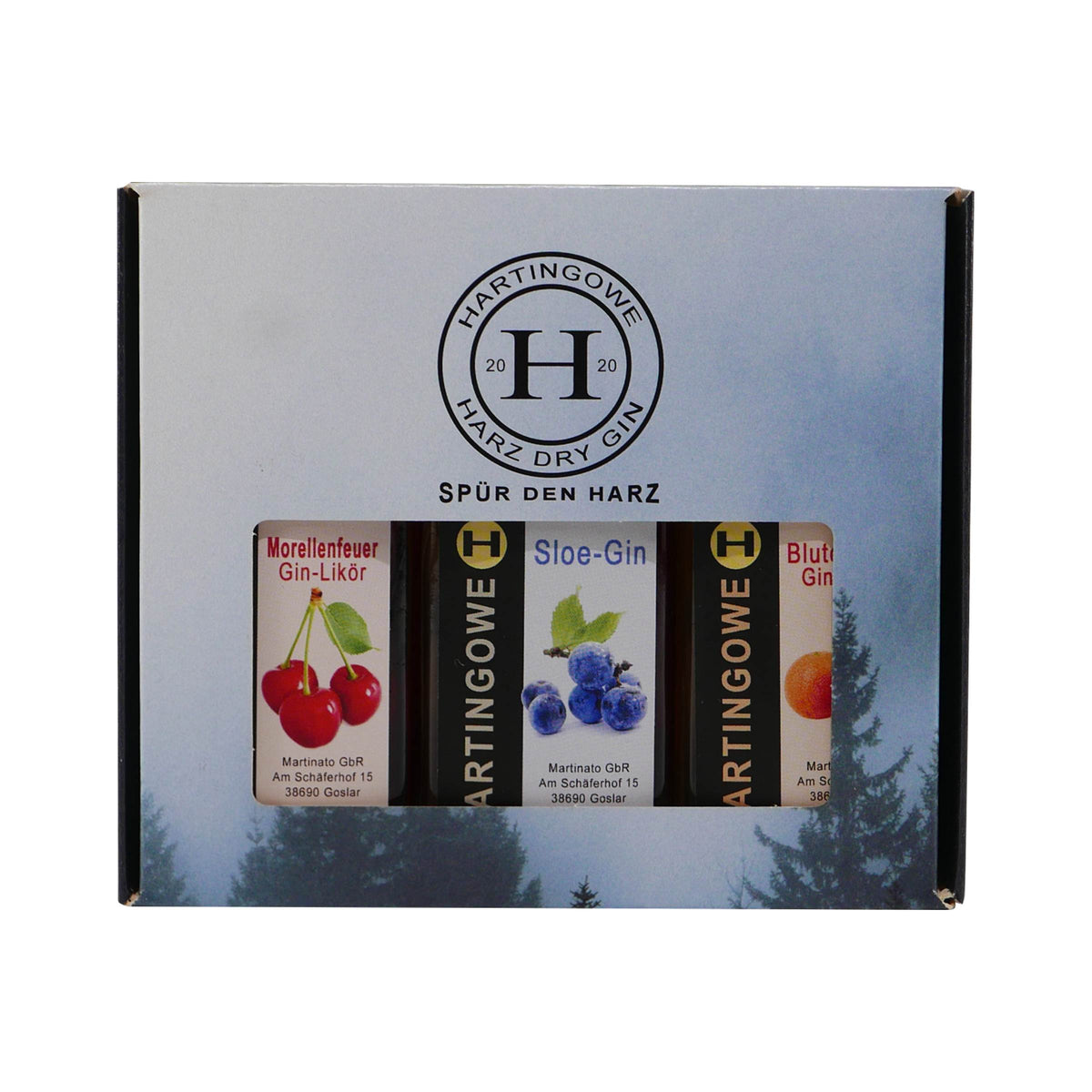 Hartingowe Gin-Likör Probierpaket (3 x 0,02L)