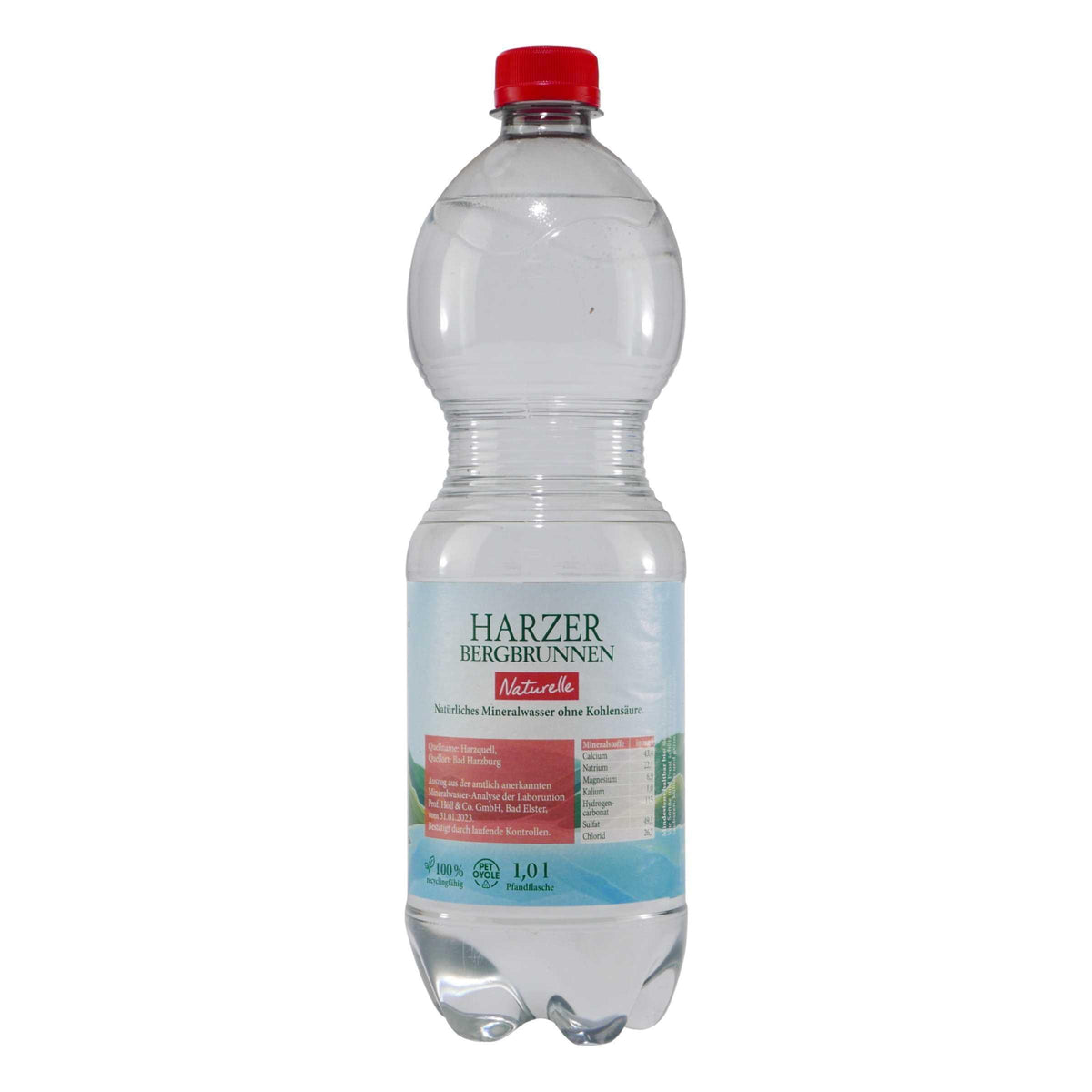 Harzer Bergbrunnen -Naturelle- (12 x 1,0L) EINWEG