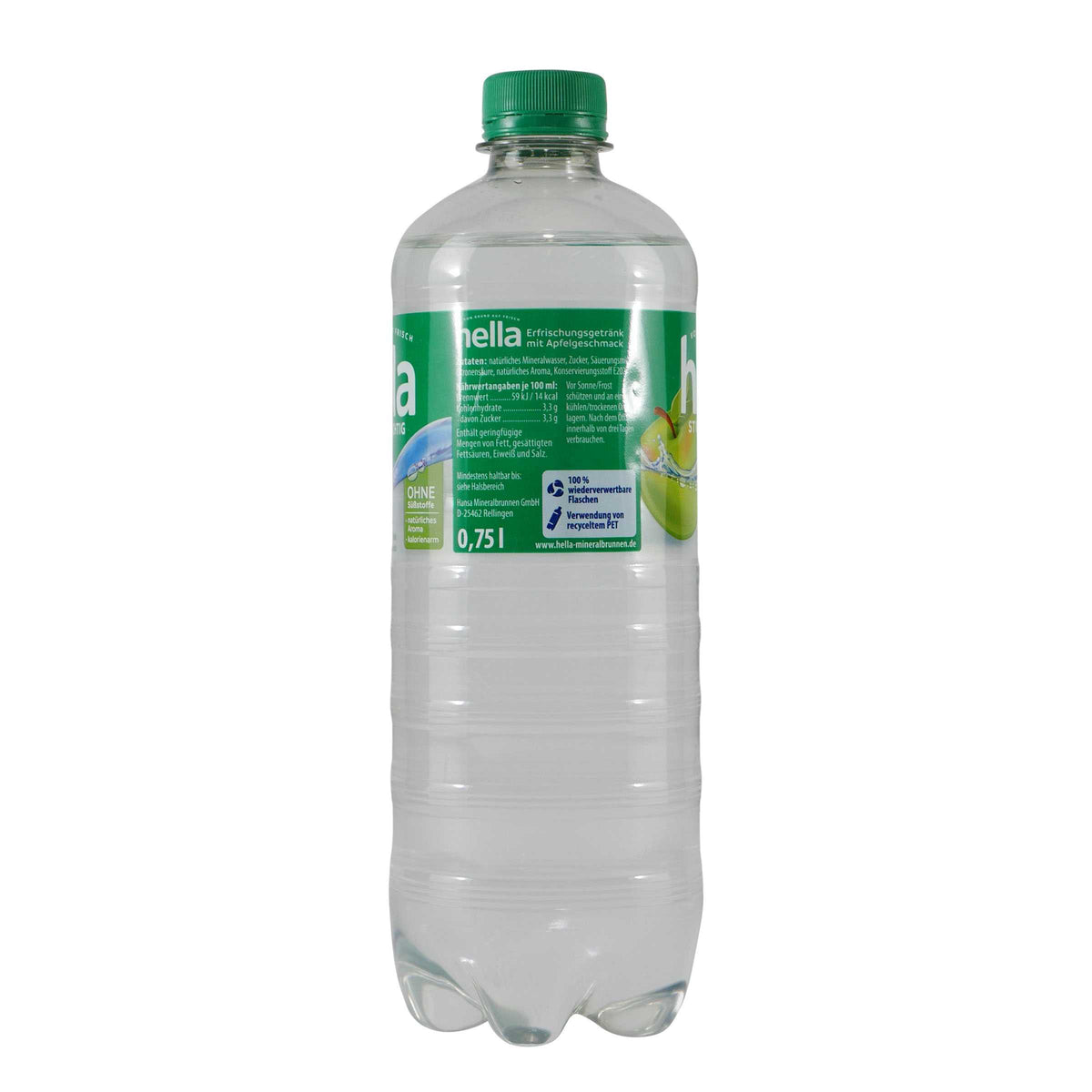 hella Apfel Erfrischungsgetränk (6 x 0,75L) EINWEG