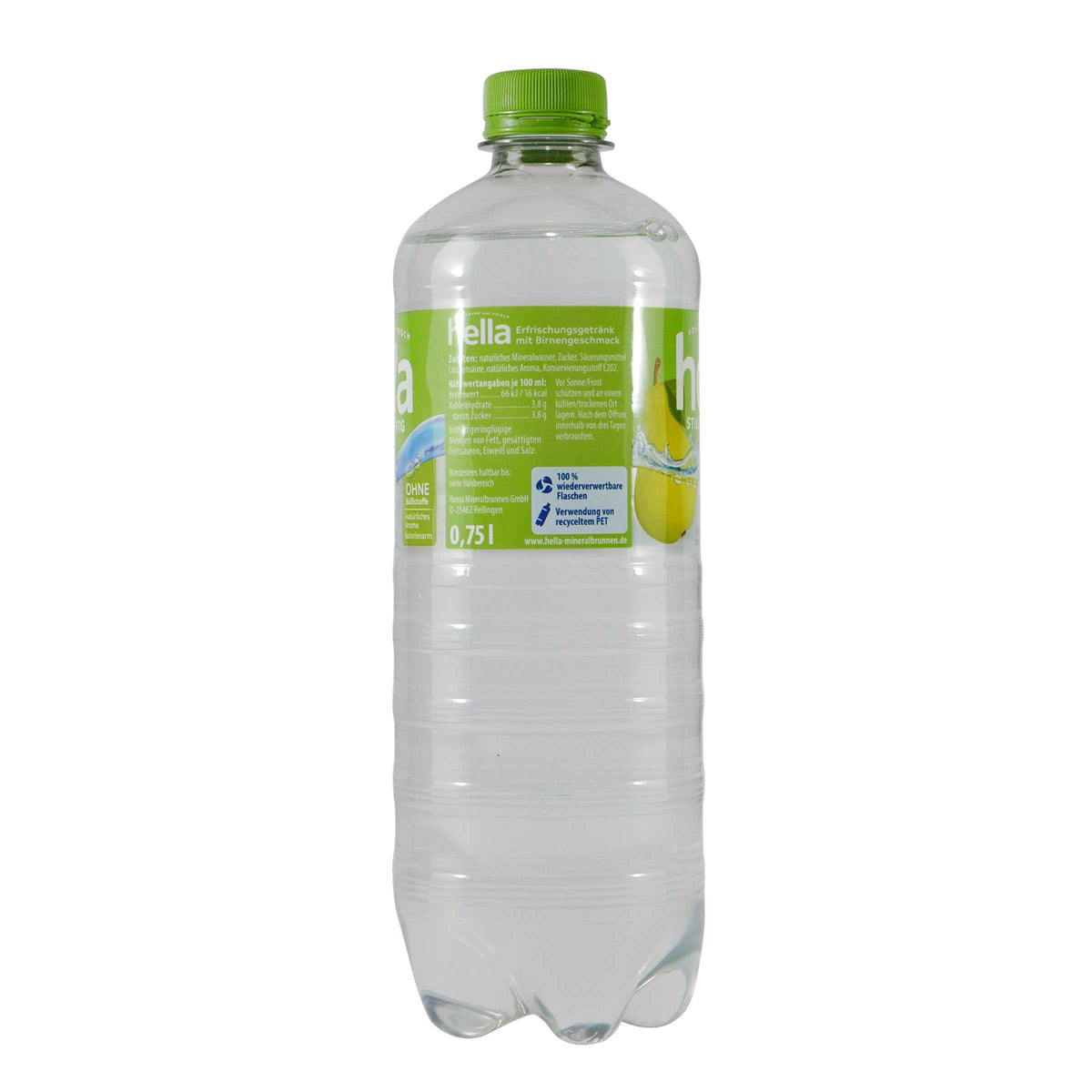 hella Birne Erfrischungsgetränk (6 x 0,75L) EINWEG