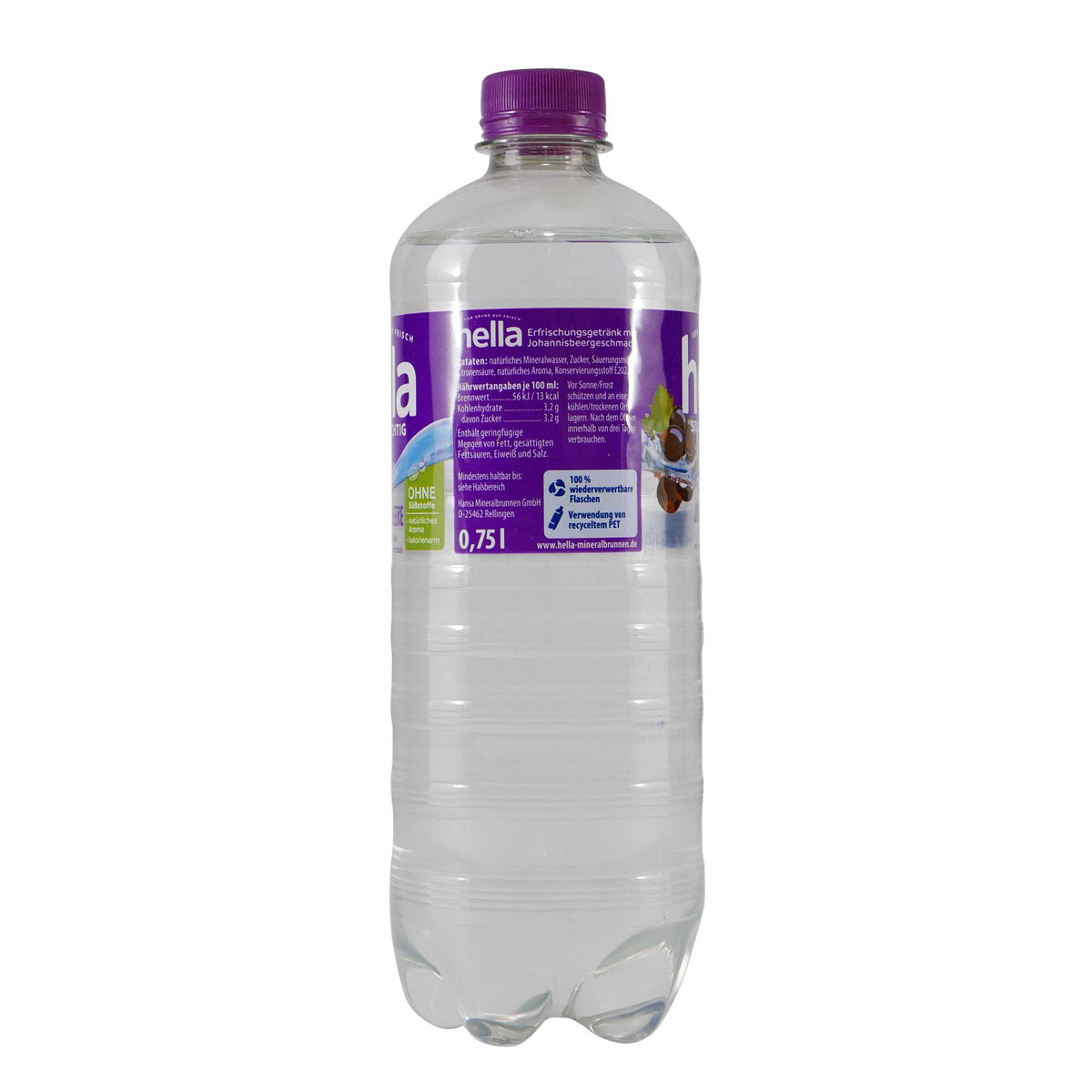 hella Johannisbeere Erfrischungsgetränk (6 x 0,75L) EINWEG
