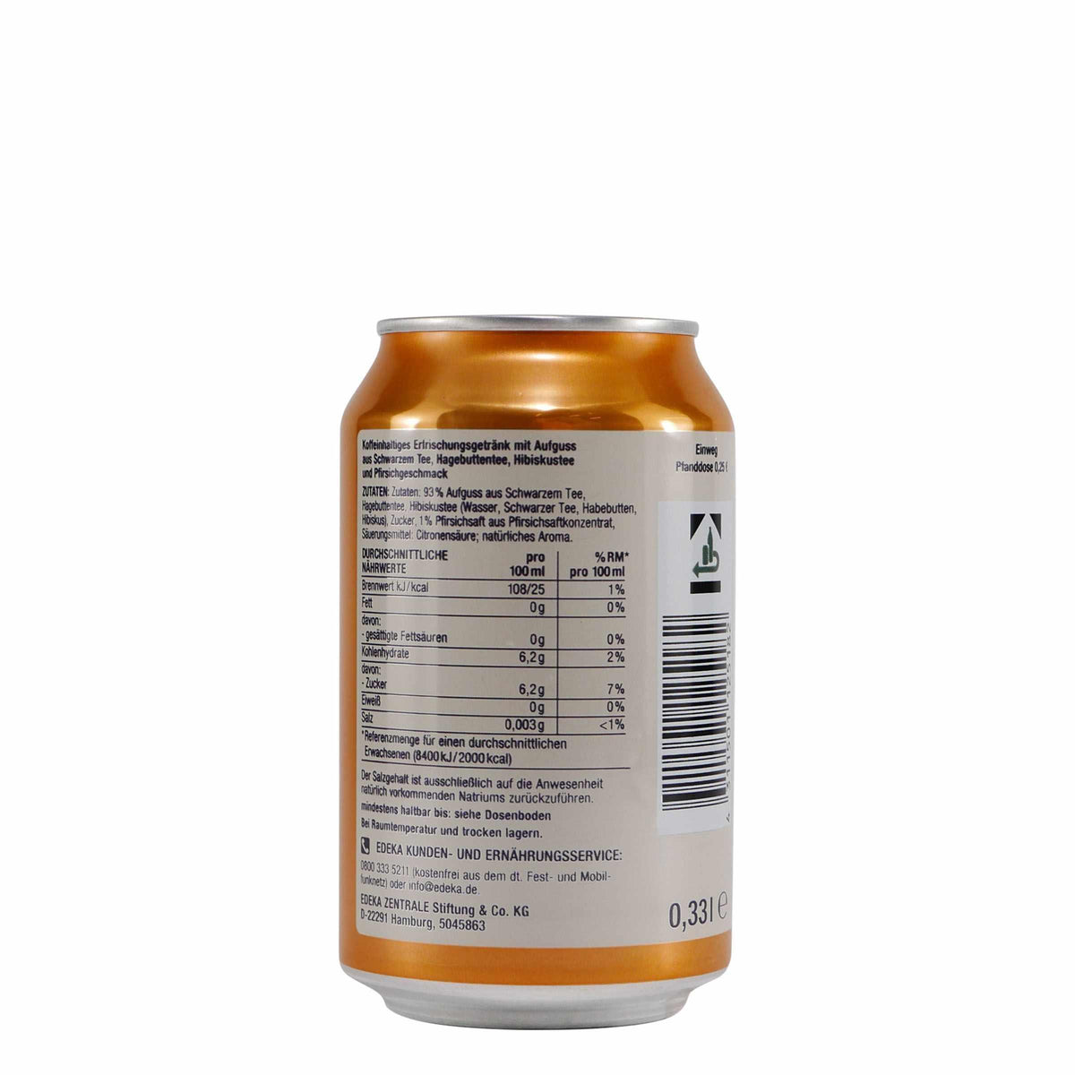 Herzstücke Ice Tea Pfirsich (24 x 0,33L) EINWEG
