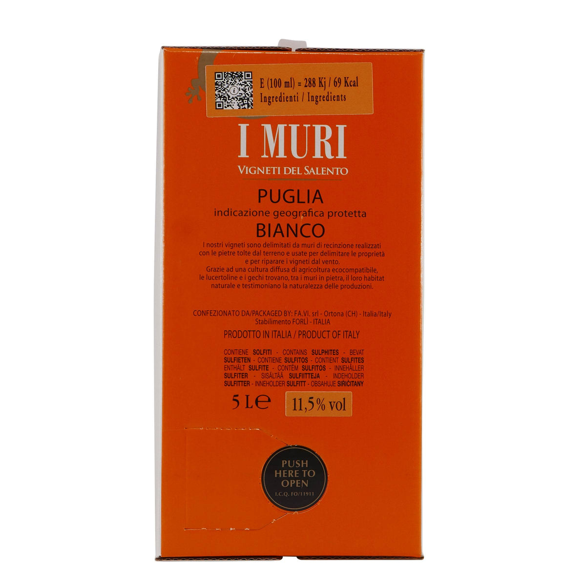 I Muri Bianco Puglia IGP -trocken- 5,0L BIB