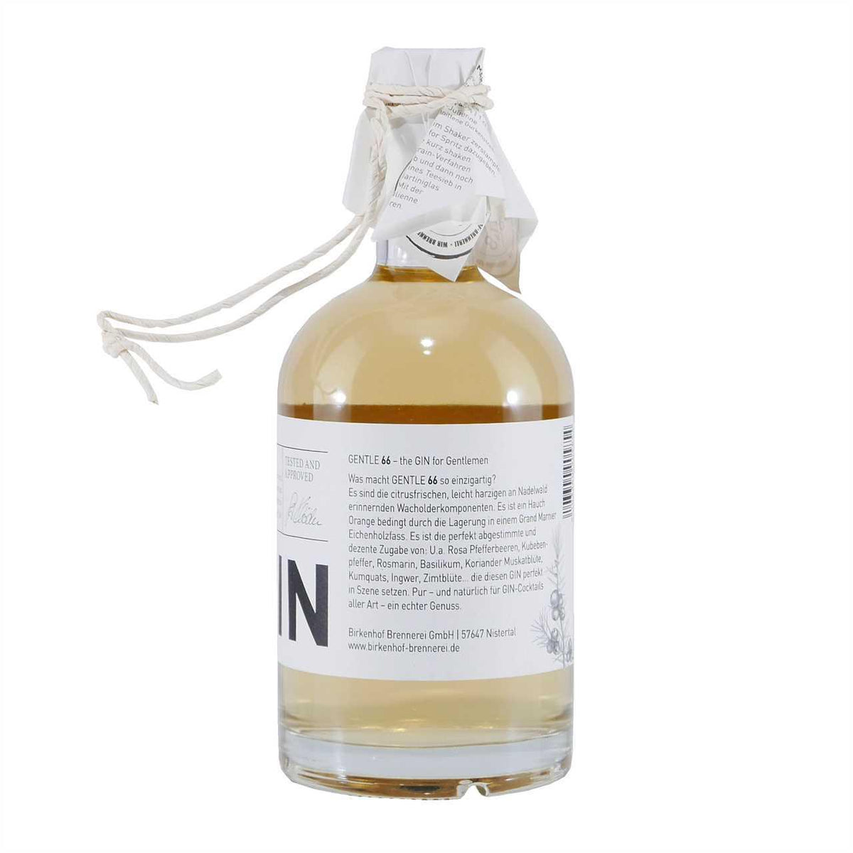 Gentle 66 – The Gin for Gentlemen mit Geschenk-Holzkiste
