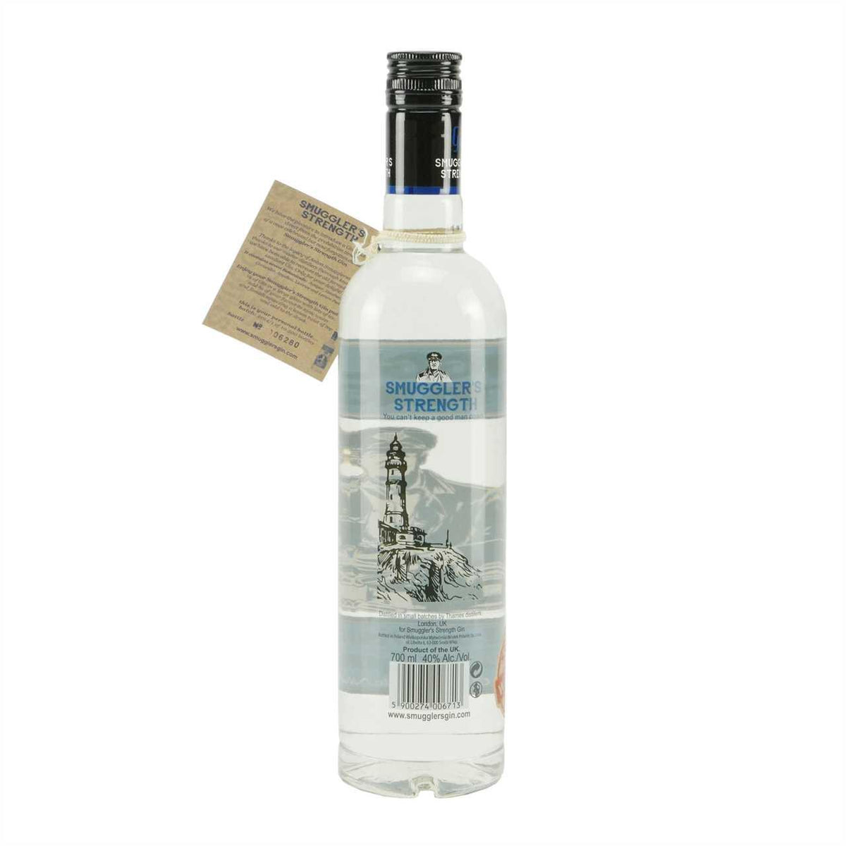 Smugglers Strength London Dry Gin 40%