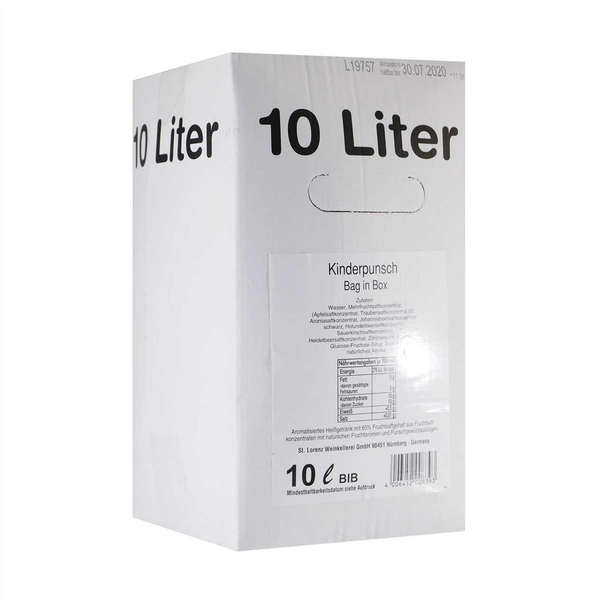 St. Lorenz Kinderpunsch 10L BIB