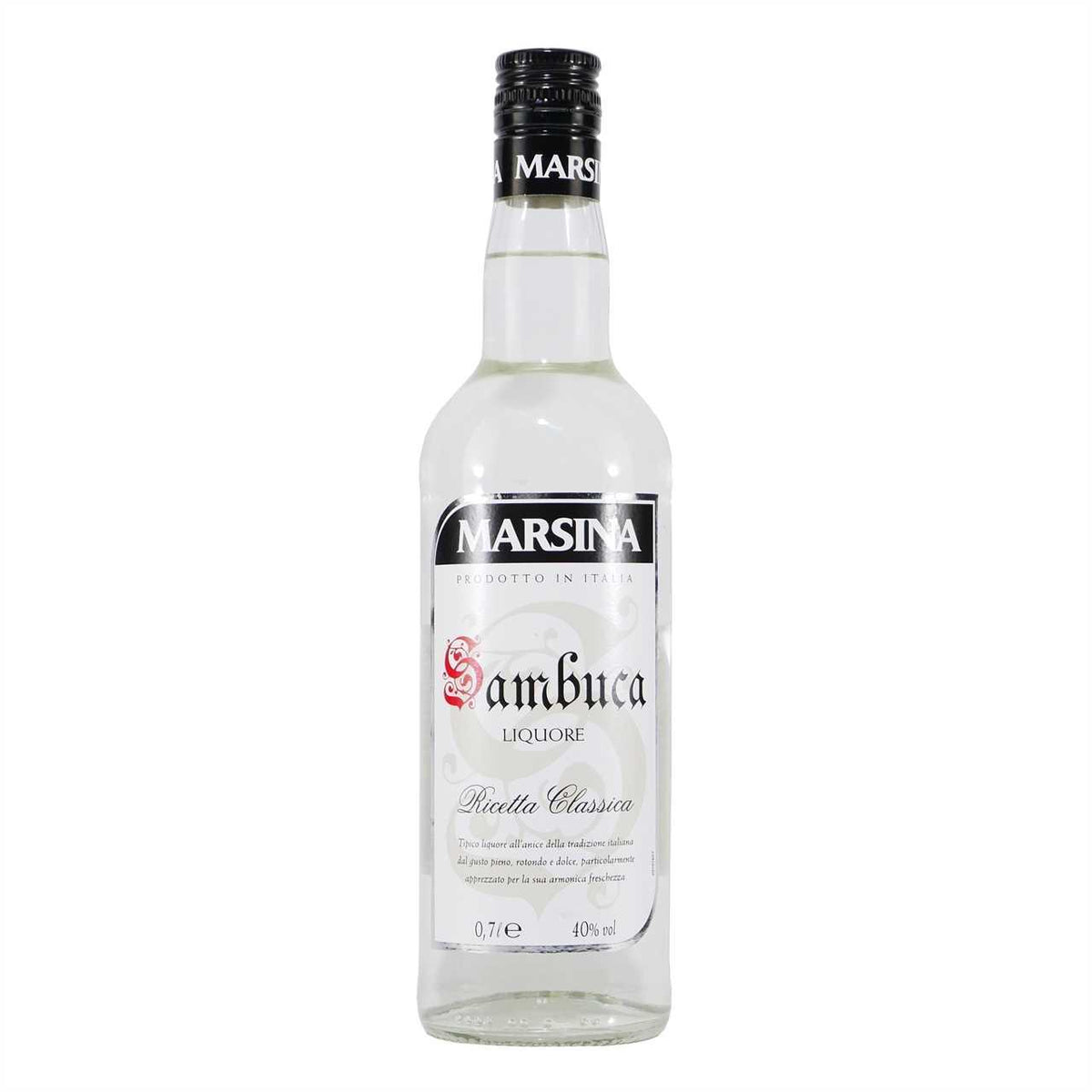 Marsina Sambuca Liquore mit Geschenk-HK