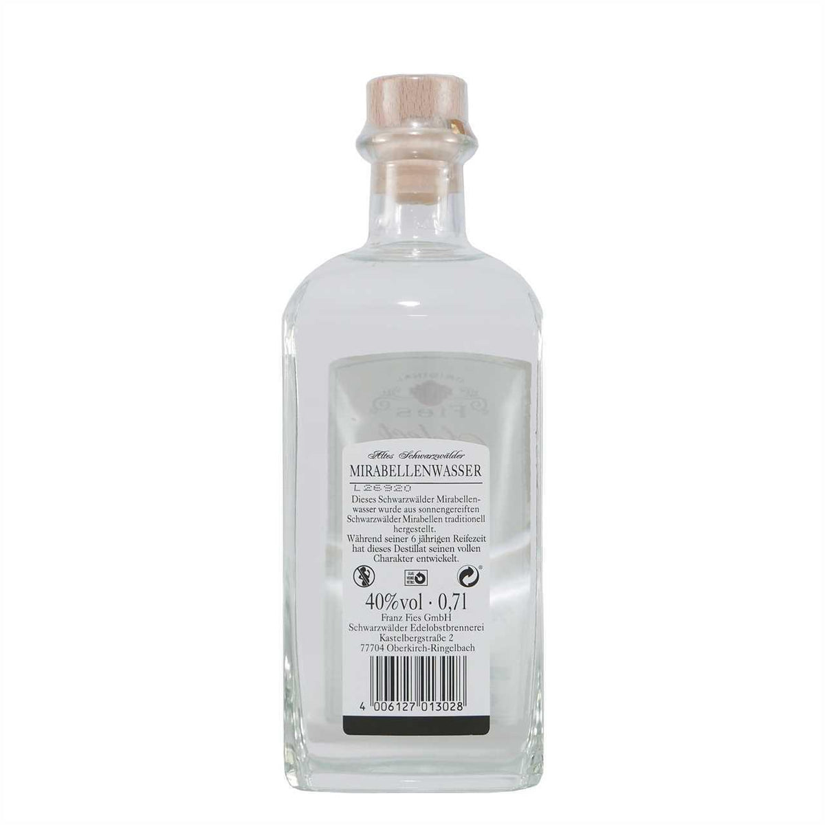 Fies Select Mirabellenwasser mit HK