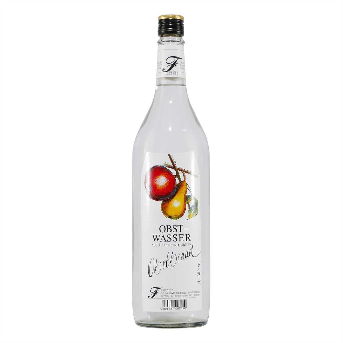 Fies Obstwasser - Obstbrand mit Geschenk-HK
