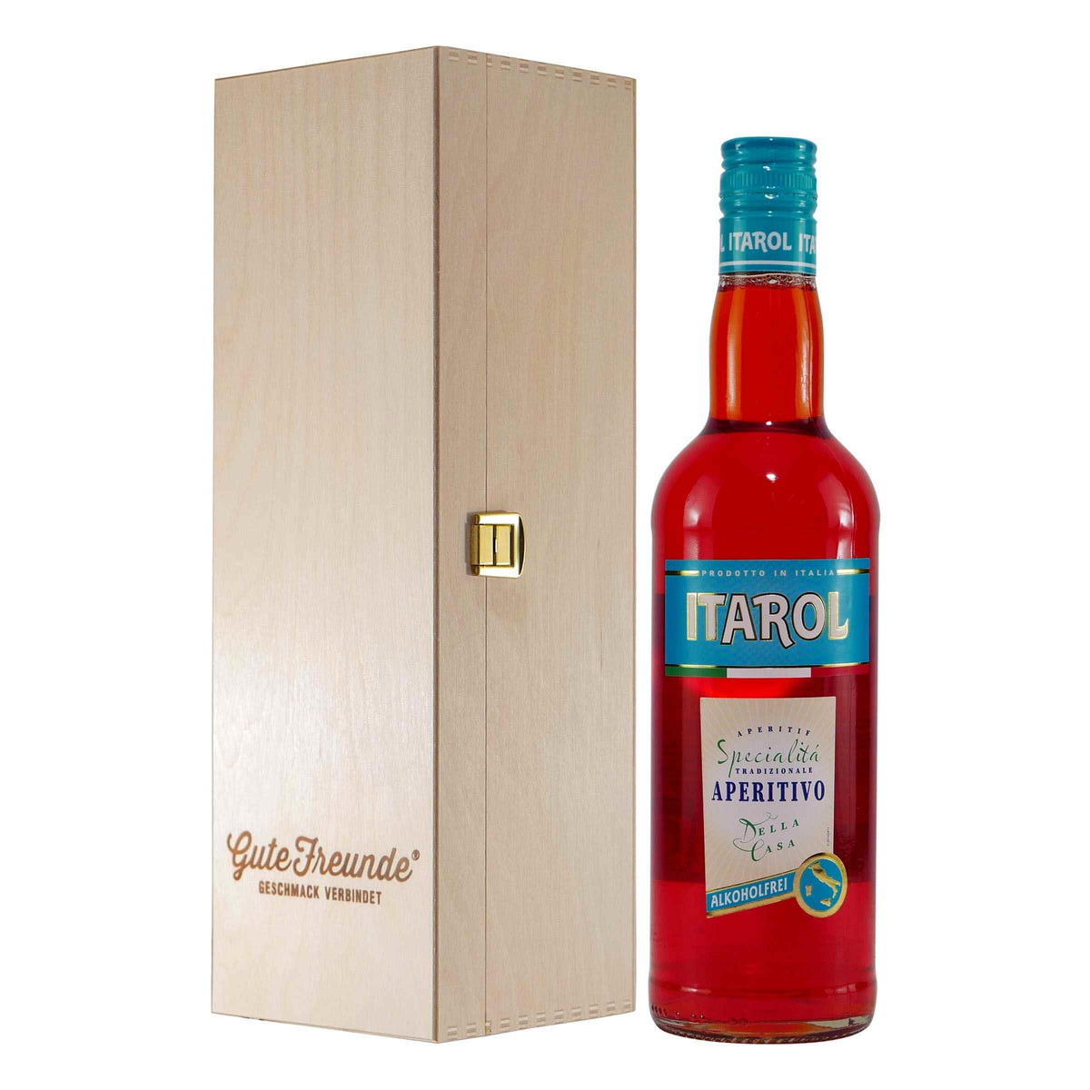Itarol Aperitivo -alkoholfrei- mit Geschenk-Holzkiste