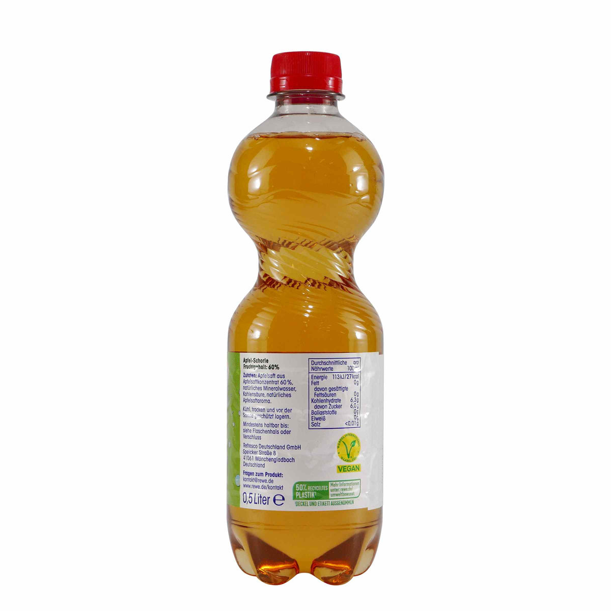 ja! Apfelschorle (6 x 0,5L) EINWEG