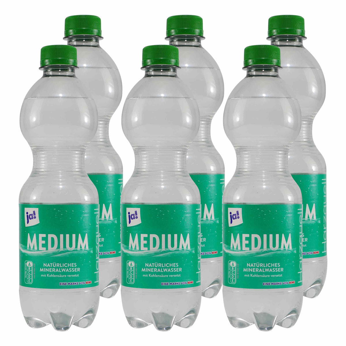 ja! Mineralwasser -Medium- (9 x 0,5L) EINWEG