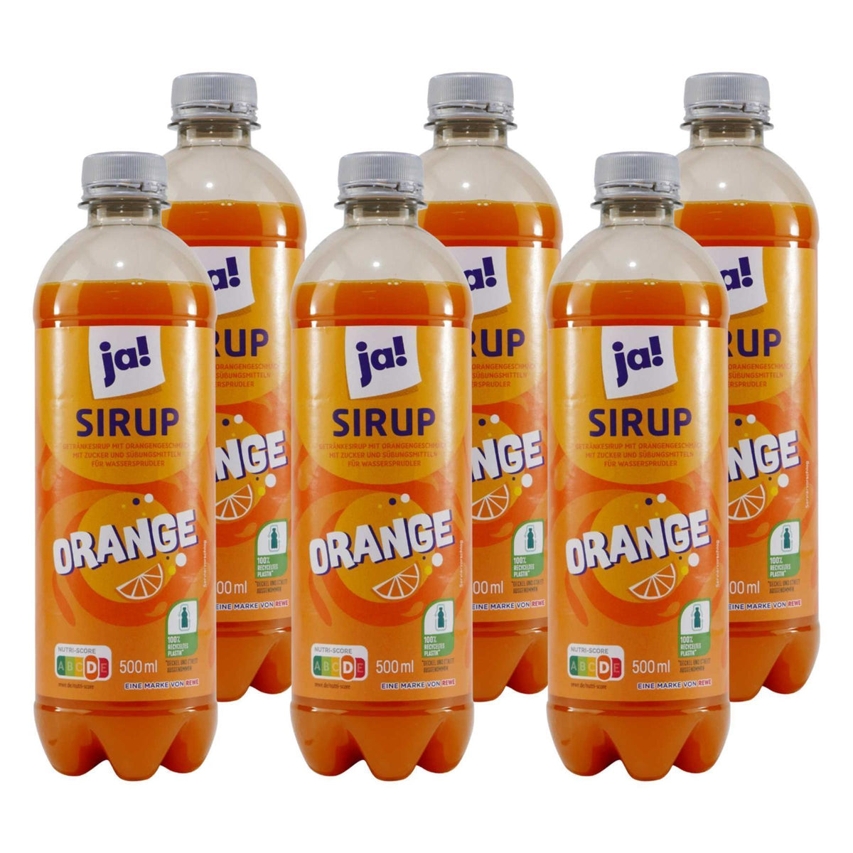 ja! Orange Getränkesirup (18 x 0,5L)