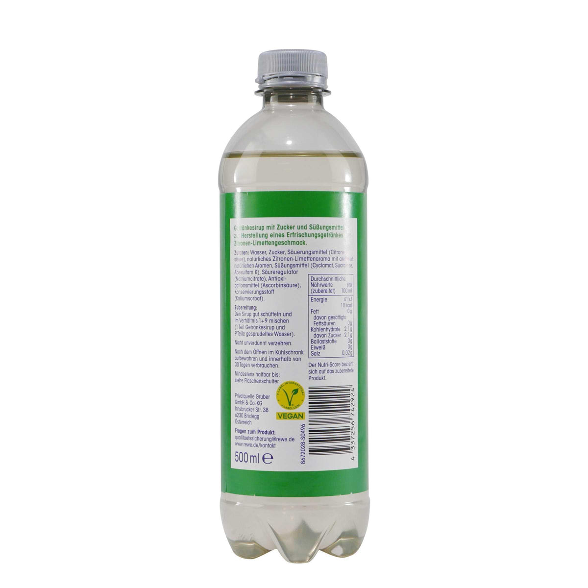 ja! Zitrone Getränkesirup (18 x 0,5L)