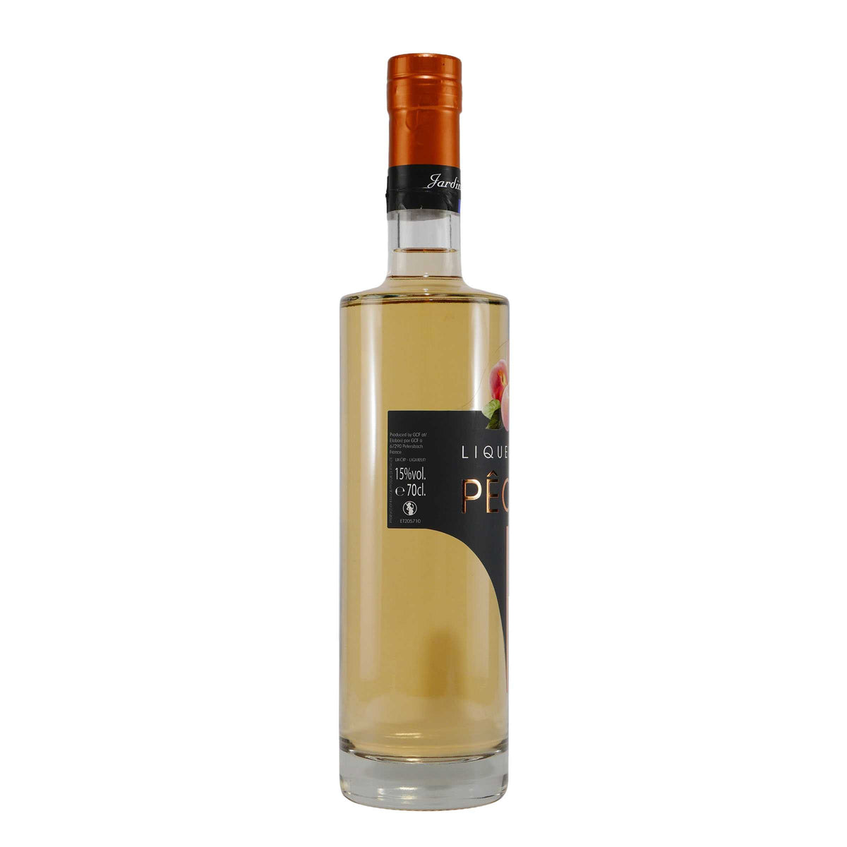 Jardins Secrets Liqueur de Pêche mit Geschenk-Holzkiste