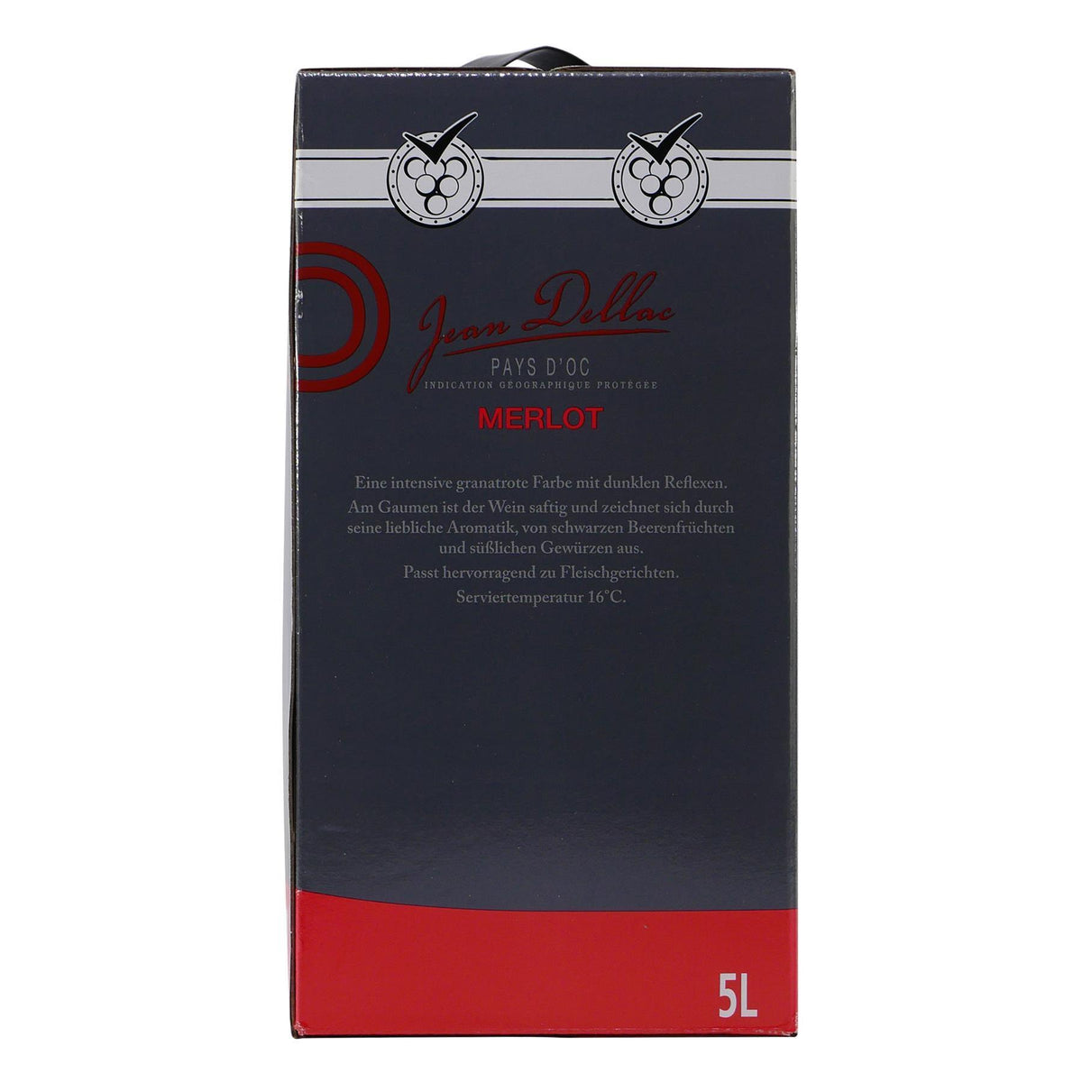 Jean Dellac Merlot IGP -trocken- 5,0L BIB