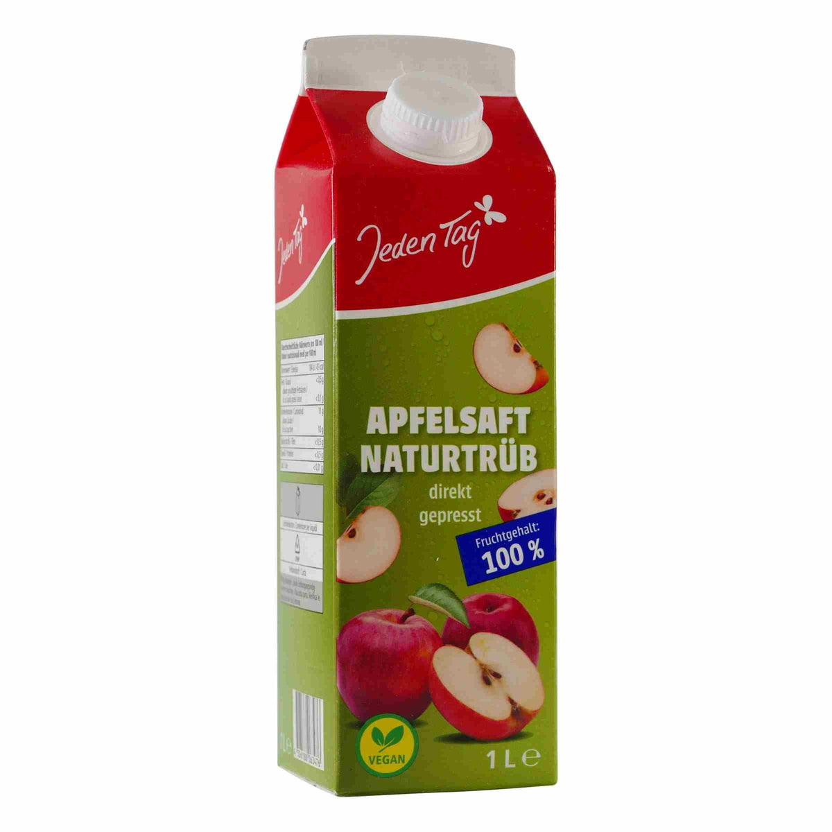 Jeden Tag Apfelsaft -naturtrüb- (12 x 1,0L)