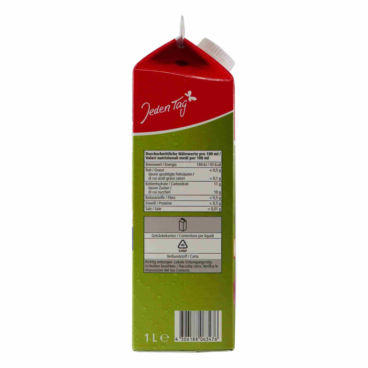 Jeden Tag Apfelsaft -naturtrüb- (12 x 1,0L)