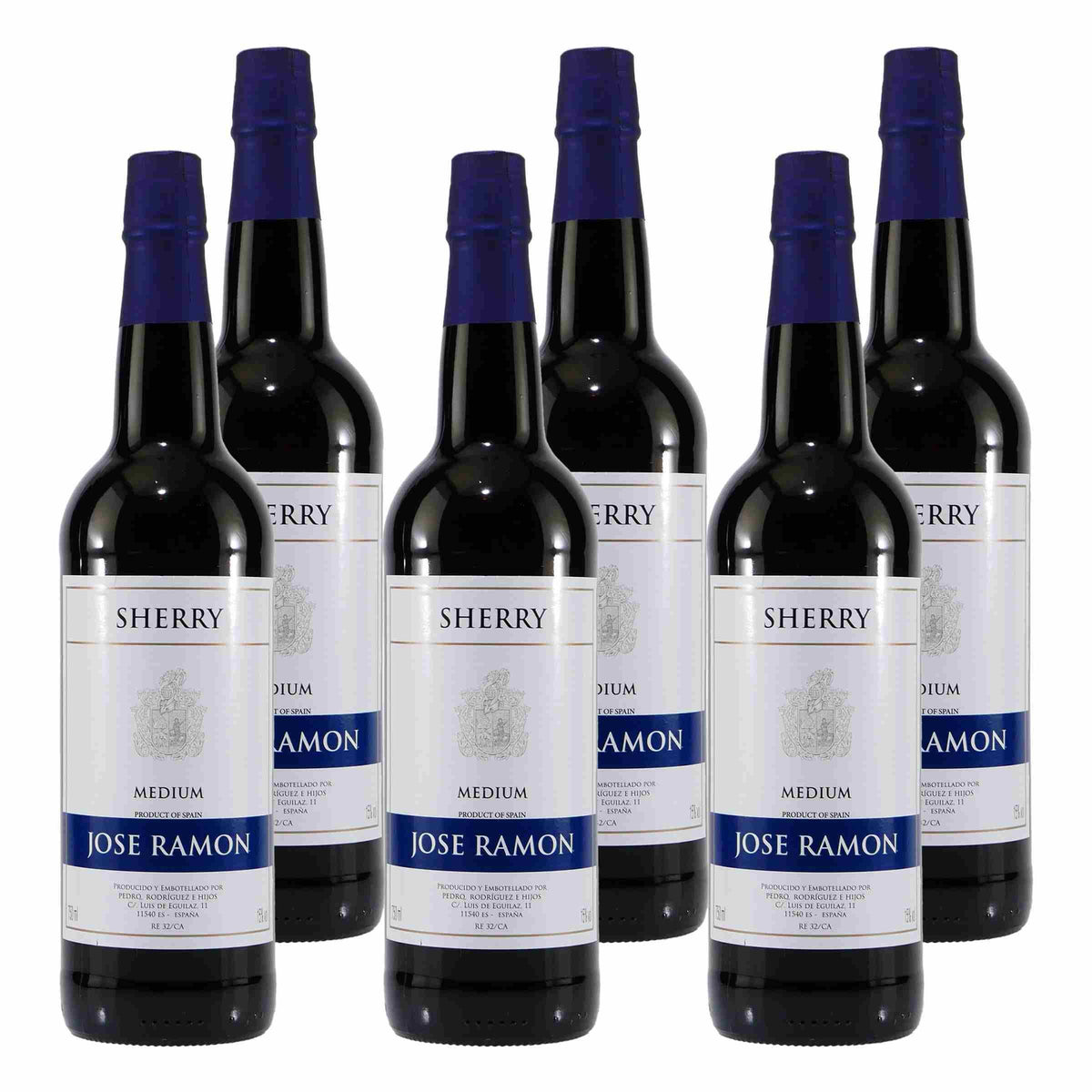 Jose Ramon Sherry -Medium- (6 x 0,75L)