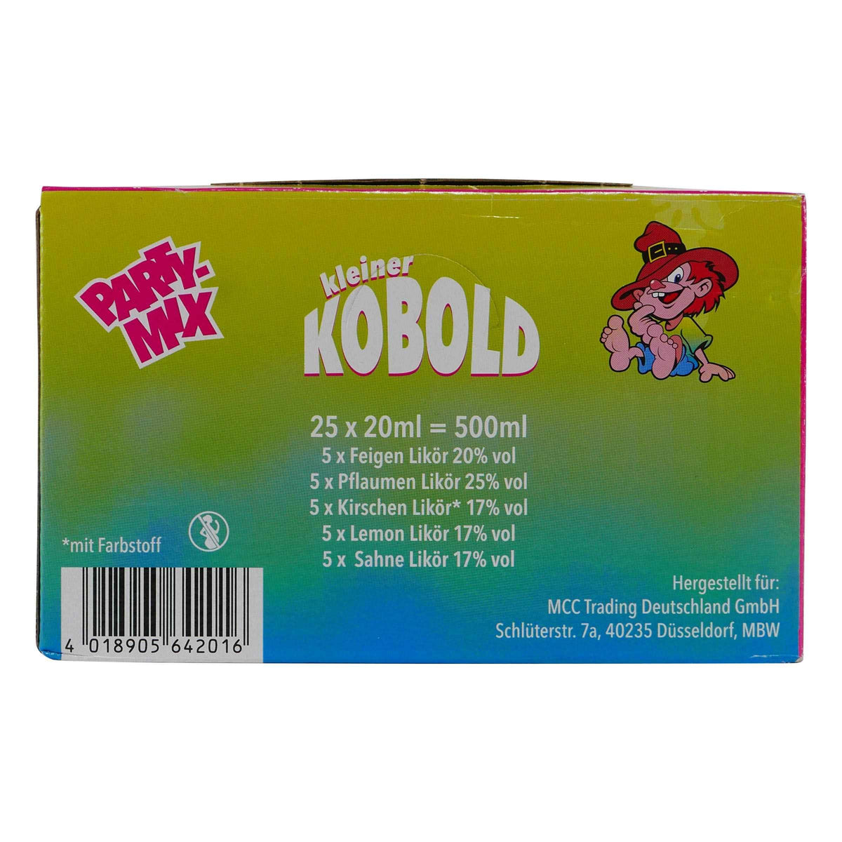 Kleiner Kobold Party-Mix Likör (25 x 0,02L)