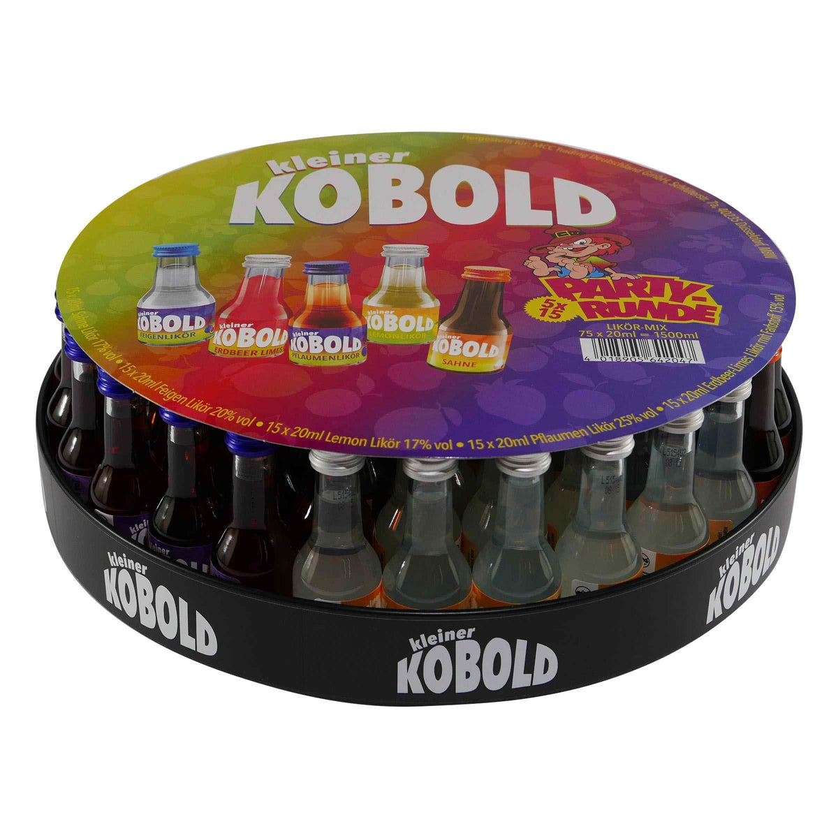 Kleiner Kobold Party-Runde Tablett (75 x 0,02L)