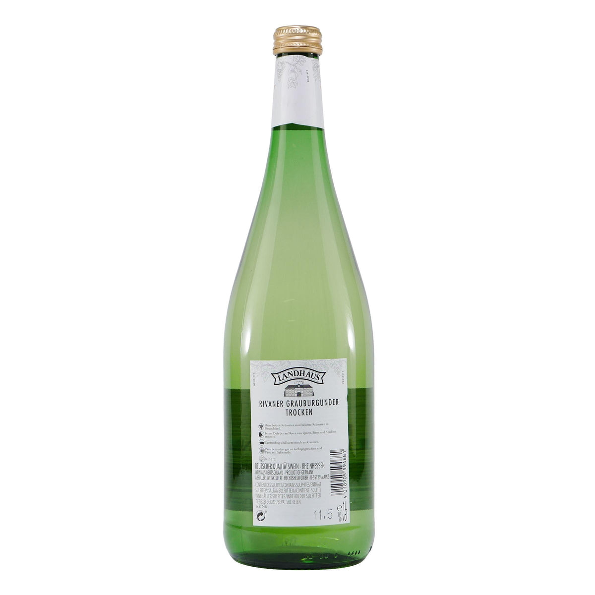 Landhaus Rivaner Grauburgunder -trocken- (6 x 1,0L)