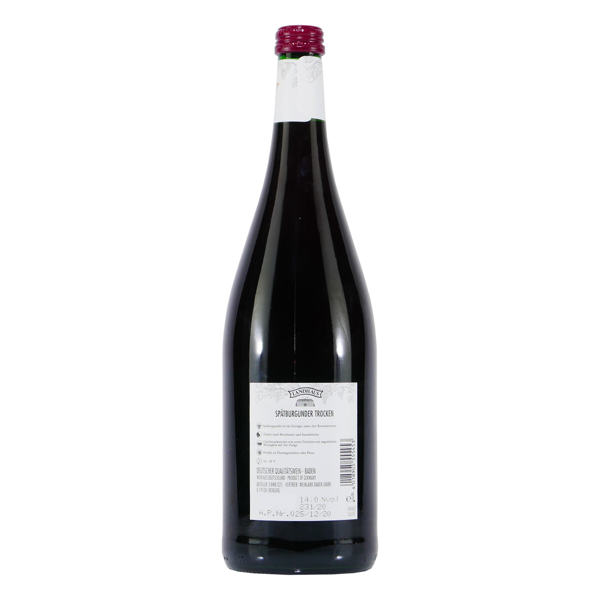 Landhaus Spätburgunder -trocken- (6 x 1,0L)