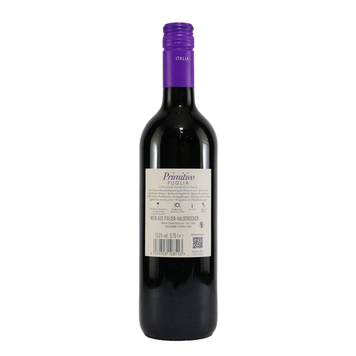 Laurenza Primitivo IGT -halbtrocken- (6 x 0,75L)