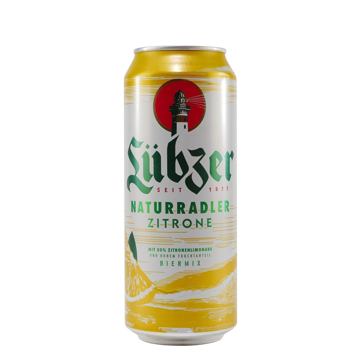 Lübzer Naturradler Zitrone (24 x 0,5L) EINWEG