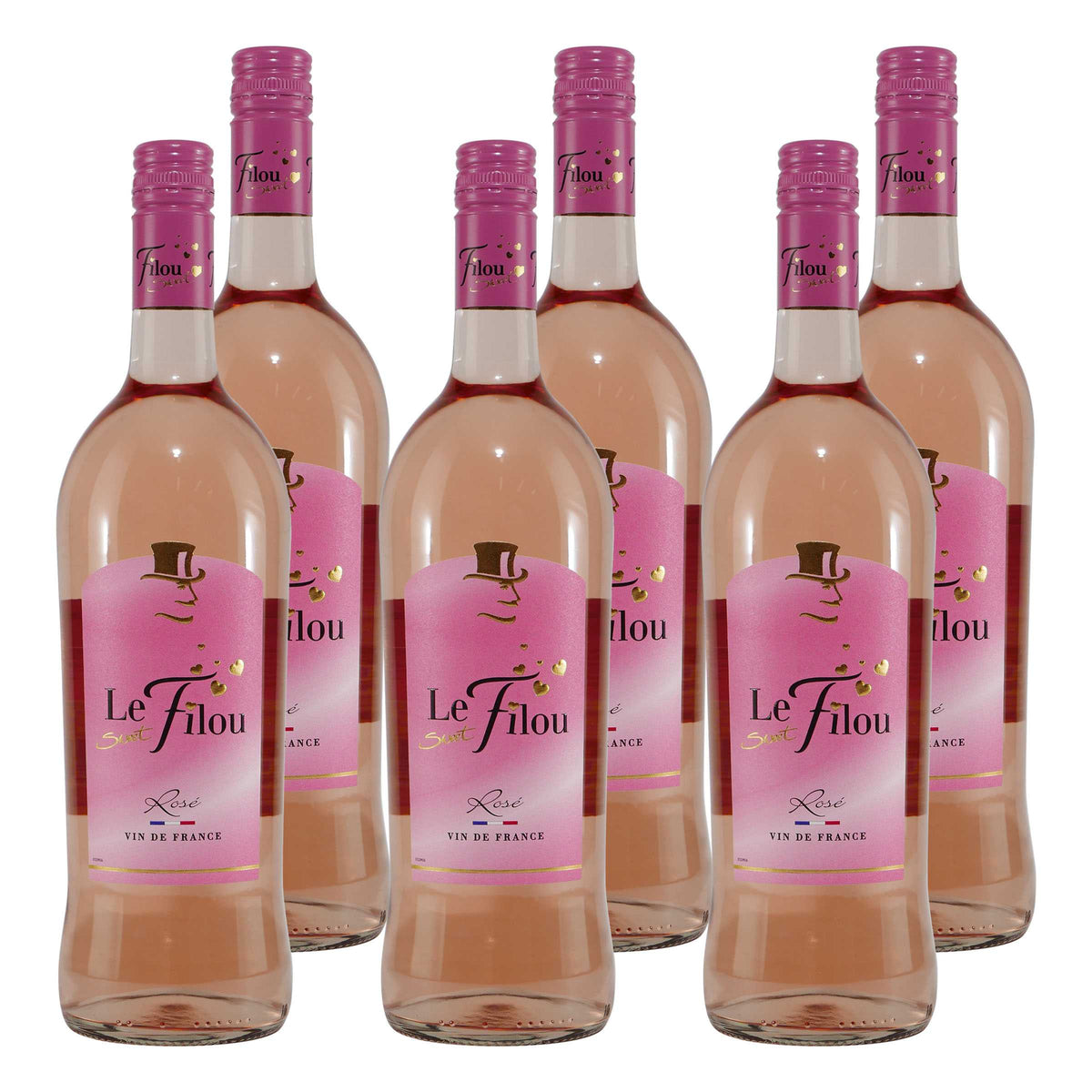 Le Filou Sweet Rosé -lieblich- (6 x 1,0L)