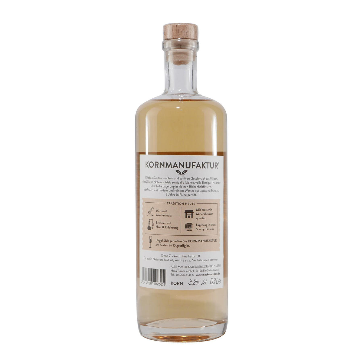 Mackenstedter Korn Manufaktur Oak Edition mit Geschenk-HK