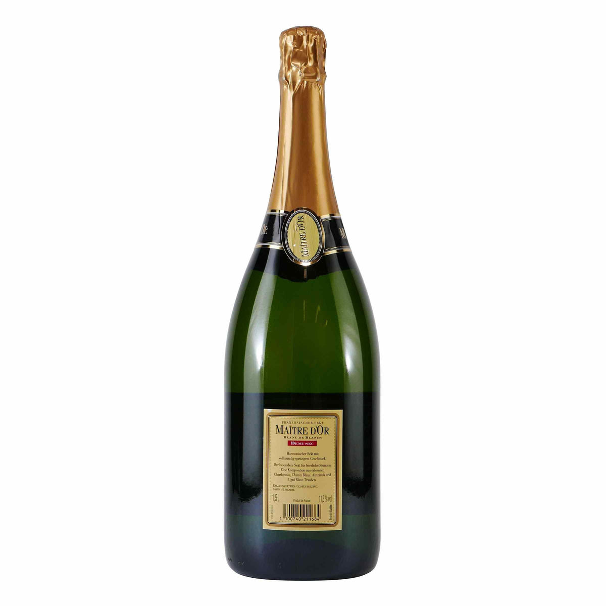 Maitre d´Or Sekt Blanc de Blancs -demi sec- 1,5L
