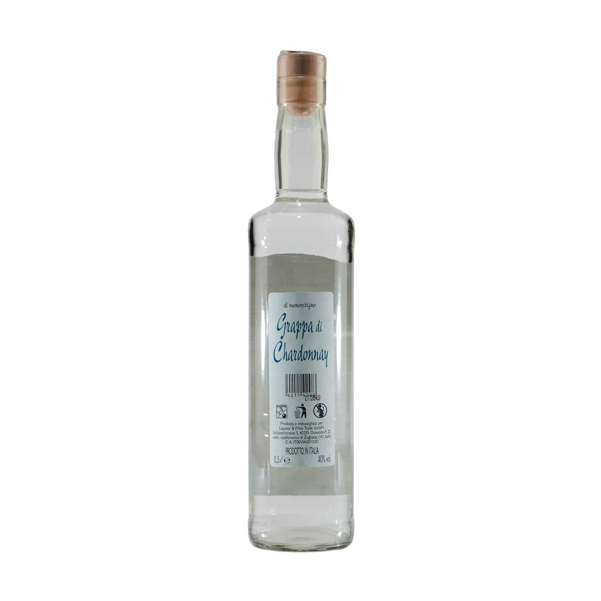 Maso Alto Grappa di Chardonnay mit Geschenk-Holzkiste