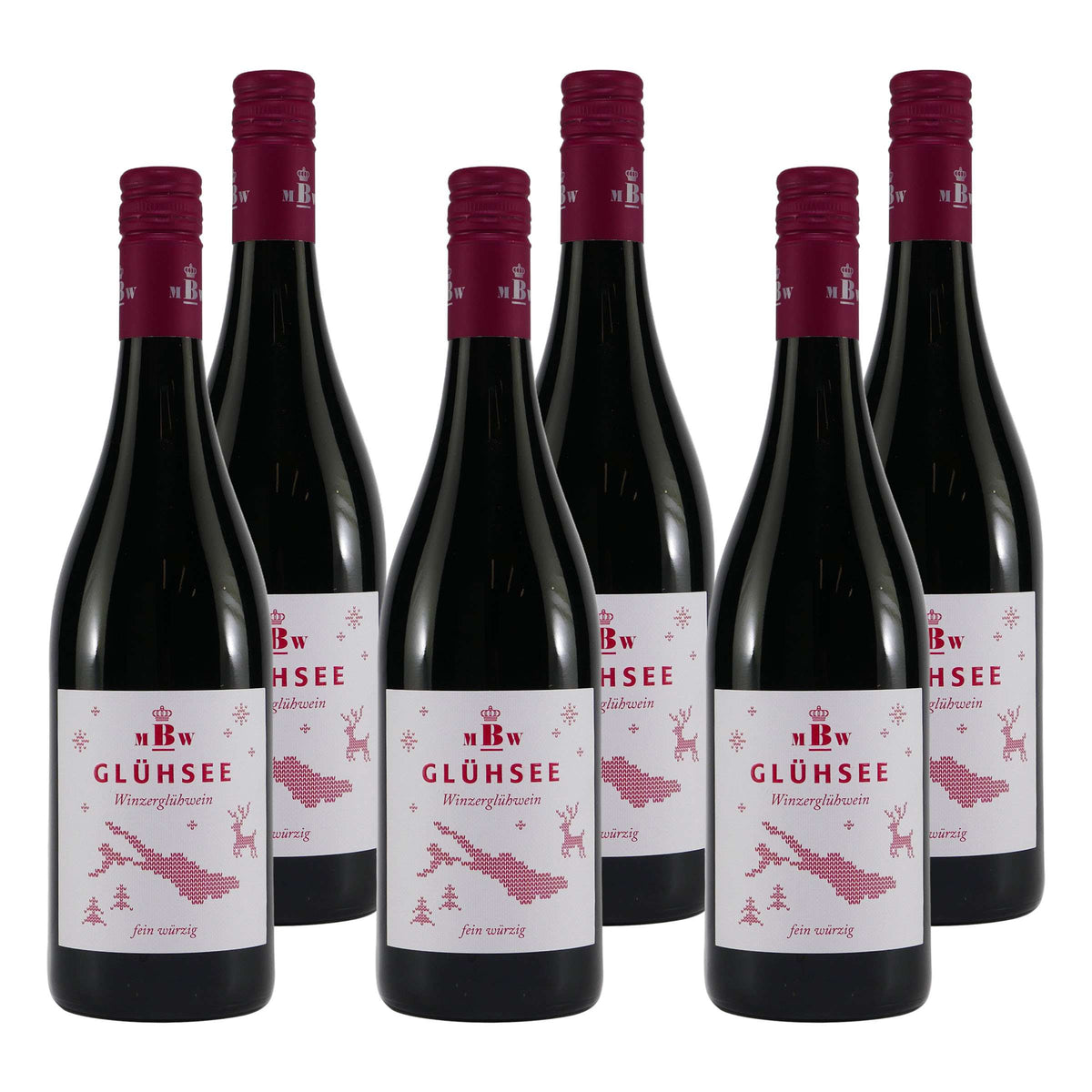 Glühsee Winzerglühwein Rot (6 x 0,75L)