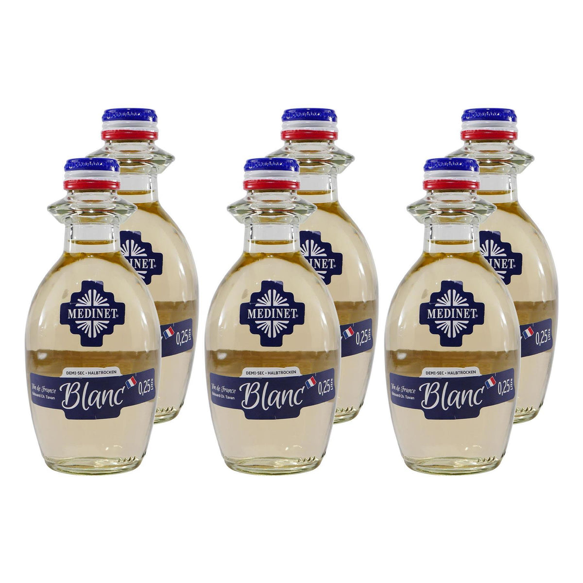Medinet Blanc -halbtrocken- (12 x 0,25L)