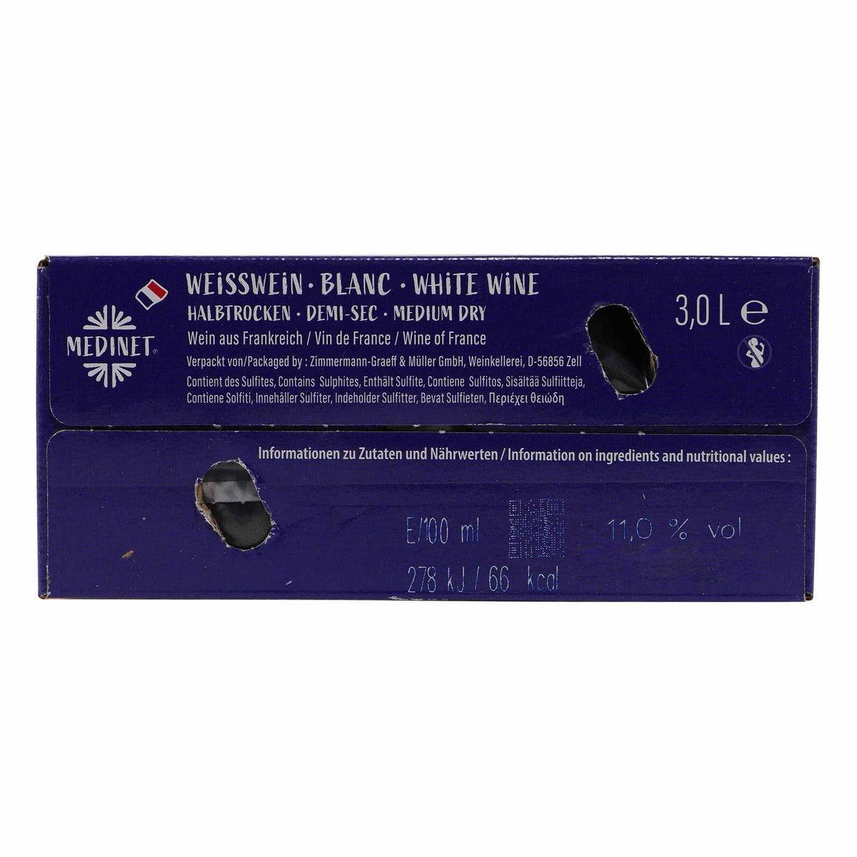 Medinet Blanc -halbtrocken- 3,0L BIB