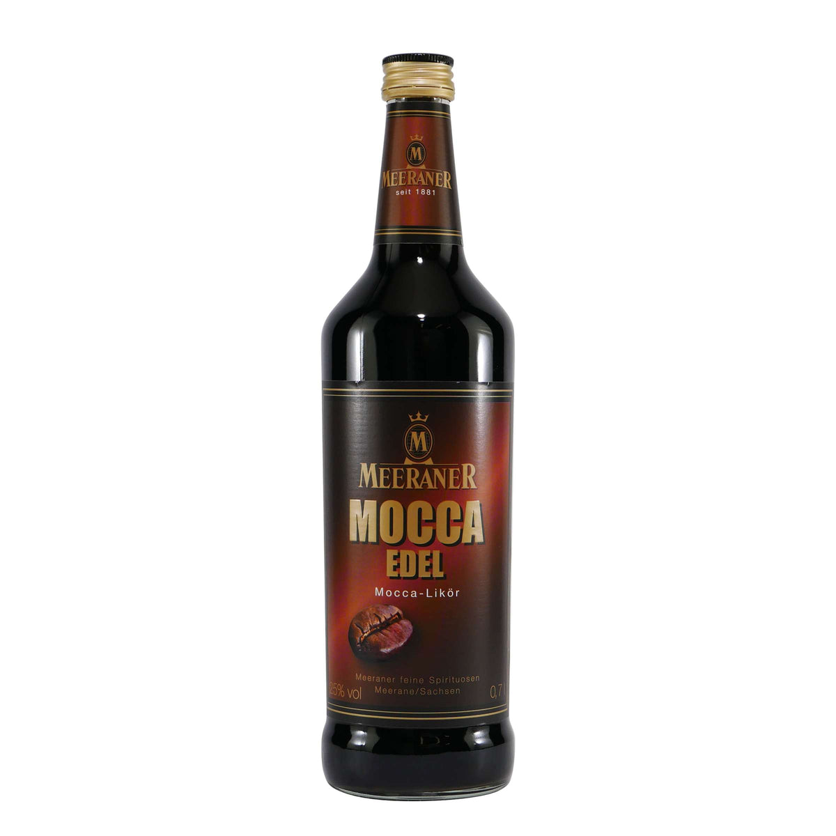Meeraner Mocca Edel Likör mit Geschenk-Holzkiste