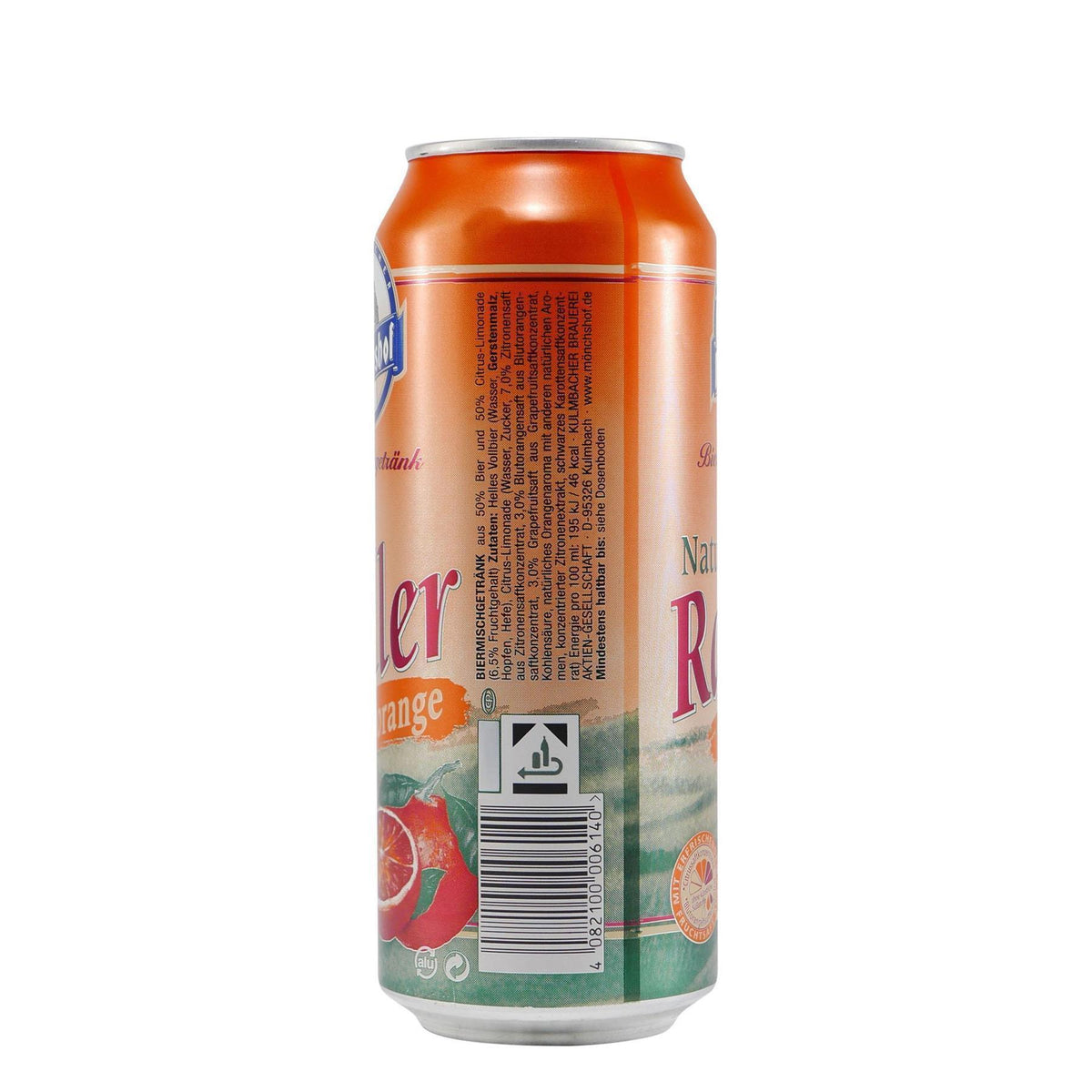 Mönchshof Natur Radler Blutorange (24 x 0,5L) EINWEG